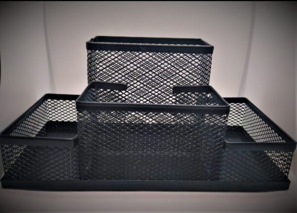 4 in 1 Metal Mesh Desk Organizer - Image 3